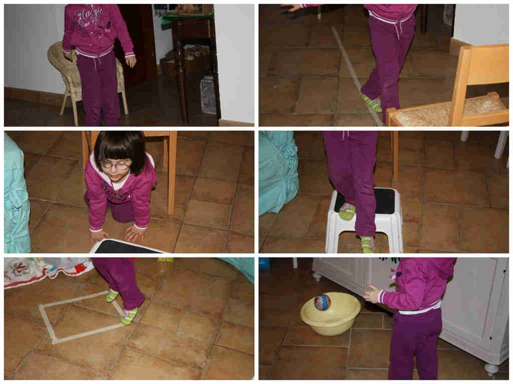 Immagine di un percorso di psico motricità
