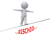 Immagine di una figura che cammina sul filo